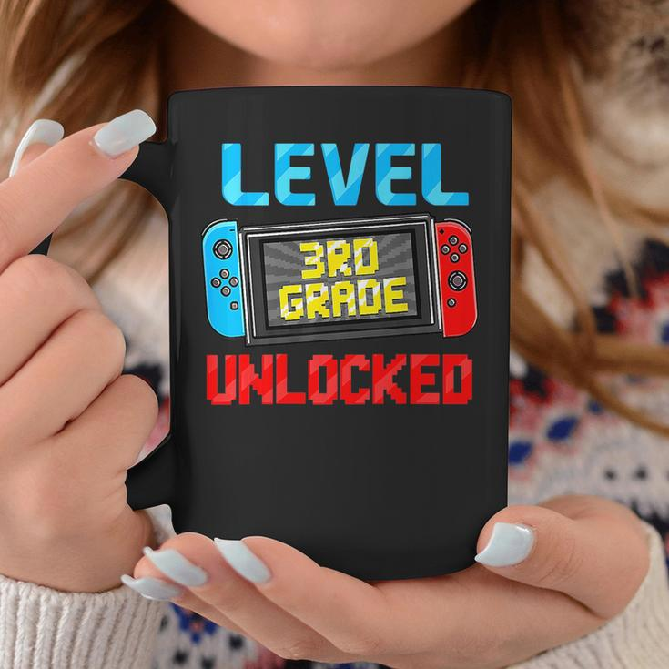 Level 3Rd Grade Unlocked Back To School First Day Boy Girl 3Rd Grade Funny Gifts Coffee Mug Unique Gifts