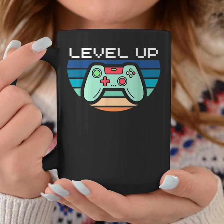 Level Up Video Game Controller Coffee Mug Unique Gifts