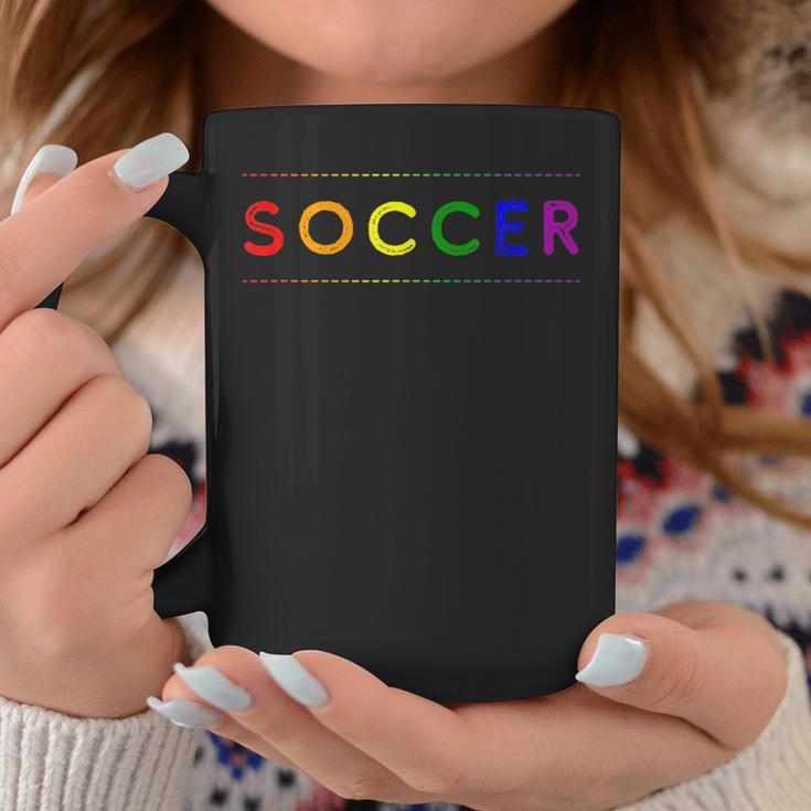 Lgbtq Soccer Pride Month Soccer Gay Pride Parade Coffee Mug Unique Gifts