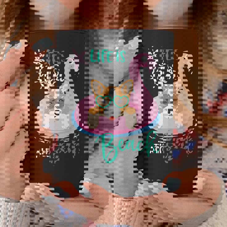 Life Is Better At The Beach Summer Vacation Corgi Coffee Mug Unique Gifts Life Is Better At The Beach Summer Vacation Corgi Coffee Mug Unique Gifts