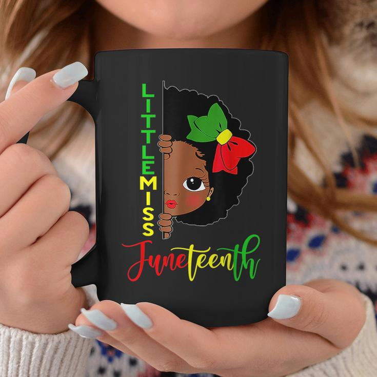 Little Miss Junenth Girl Toddler Black History Month Coffee Mug Funny Gifts
