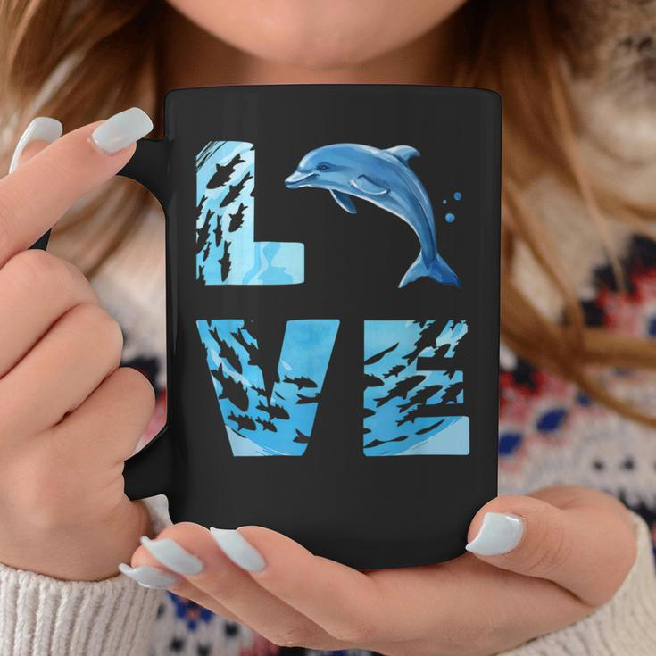 Love Bottlenose Dolphin Whale Sea Animals Marine Mammal Coffee Mug Unique Gifts