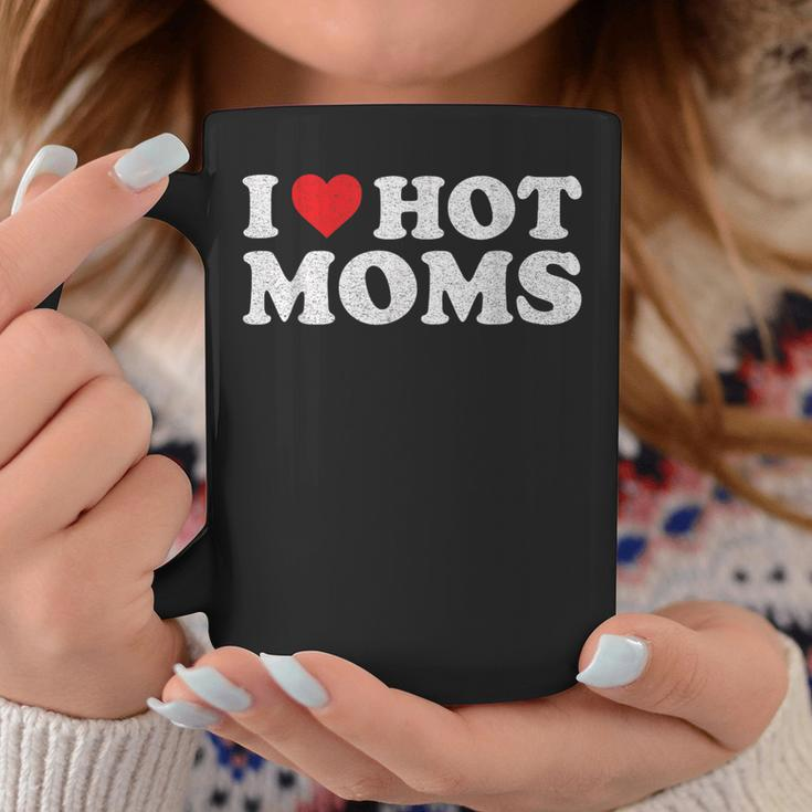 I Love Hot Moms Distressed Retro Vintage Coffee Mug Personalized Gifts