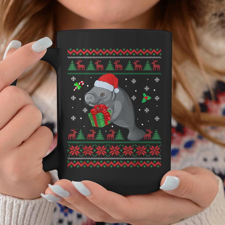 Mana Christmas Sweater Ugly Xmas Sea Cow Santa Hat Coffee Mug Funny Gifts