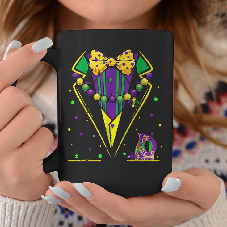 Mardi Gras Tuxedo Vest Party Suit Carnival Parade Women Coffee Mug Personalized Gifts
