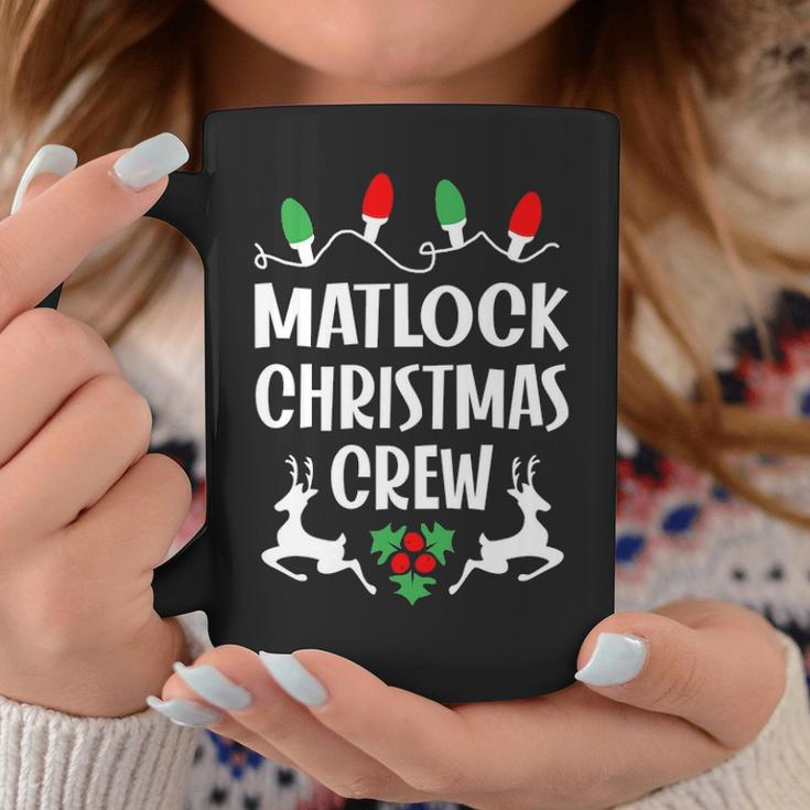 Matlock Name Gift Christmas Crew Matlock Coffee Mug Funny Gifts