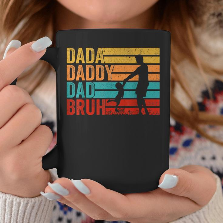 Men Dada Daddy Dad Bruh Fathers Day Vintage Funny Father Coffee Mug Unique Gifts