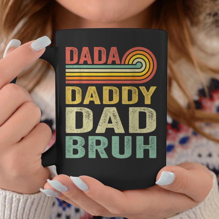 Men Dada Daddy Dad Father Bruh Funny Fathers Day Vintage Coffee Mug Unique Gifts