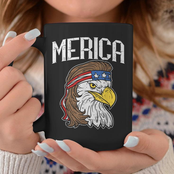 Merica Eagle Mullet 4Th Of July Redneck Patriot Gift Coffee Mug Unique Gifts
