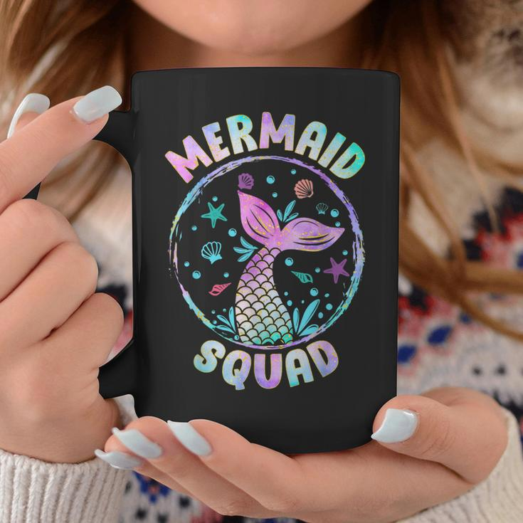 Mermaid Squad Themed Birthday Party Mermaids Family Matching Coffee Mug Unique Gifts