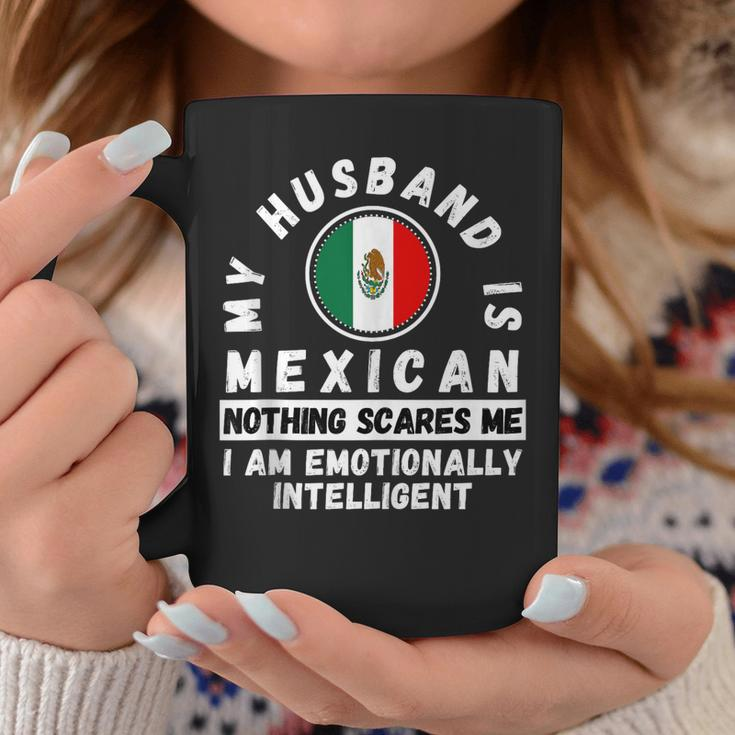 Mexican Husband Mexico Heritage Flag Funny Design For Wife Gift For Women Coffee Mug Unique Gifts
