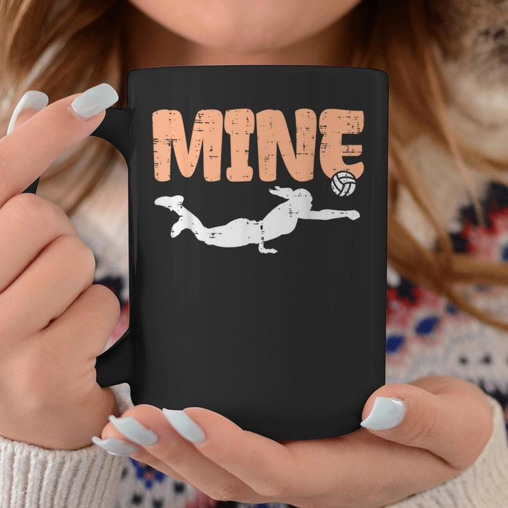 Mine Volleyball Dig Sports Player Coach Ns Girls Coffee Mug Unique Gifts