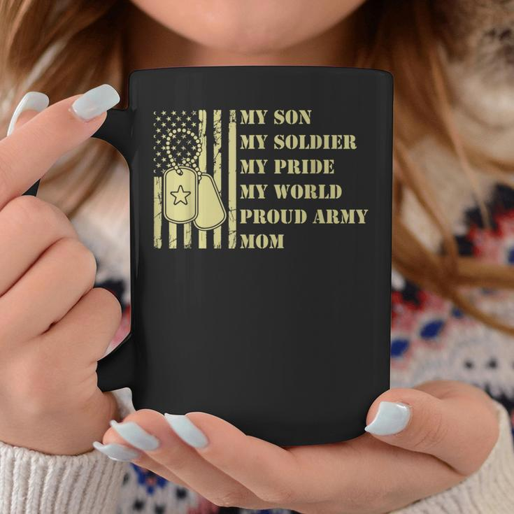 Mom My Son Soldier Pride World Proud Army Funny Mother Women Coffee Mug Unique Gifts