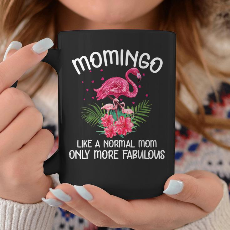 Momingo Like A Normal Mom Flamingo Lover Mother's Day Coffee Mug Unique Gifts