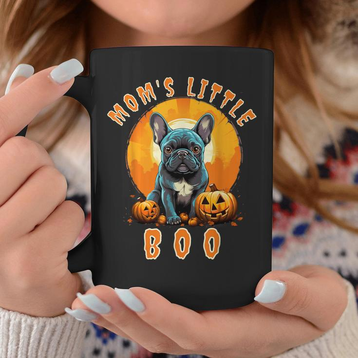 Mom's Little Boo French Bulldog Halloween Frenchie Coffee Mug Unique Gifts