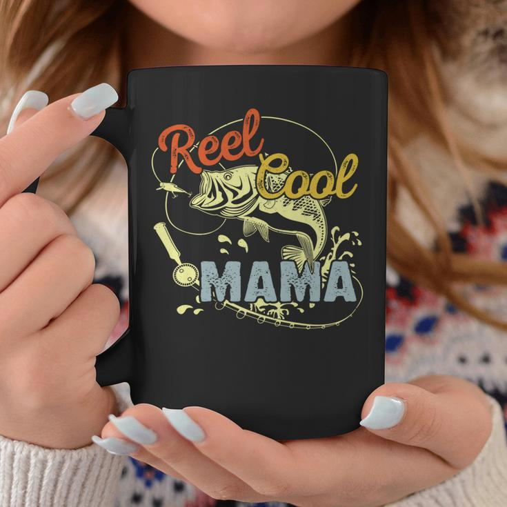 Mothers Day Funny Retro Reel Cool Mama Fishing Lover Gift For Women Coffee Mug Unique Gifts