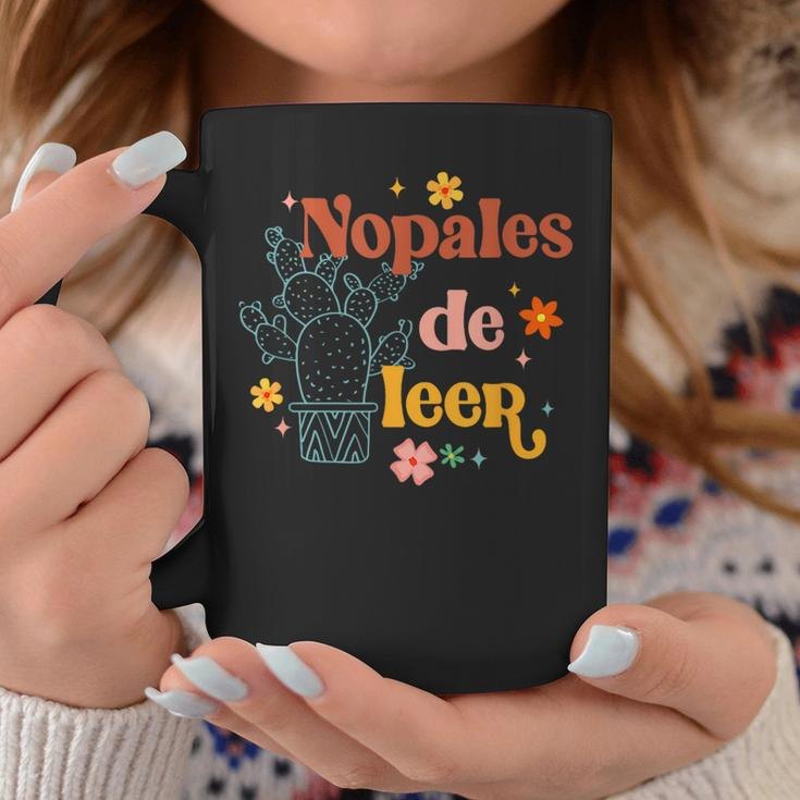 Nopales De Leer Spanish Teacher Maestra Cactus Bilingual Coffee Mug Unique Gifts