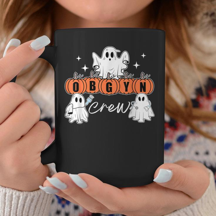 Obgyn Crew Halloween Ghost Obstetrics Nurse Squad Pumpkins Coffee Mug Unique Gifts