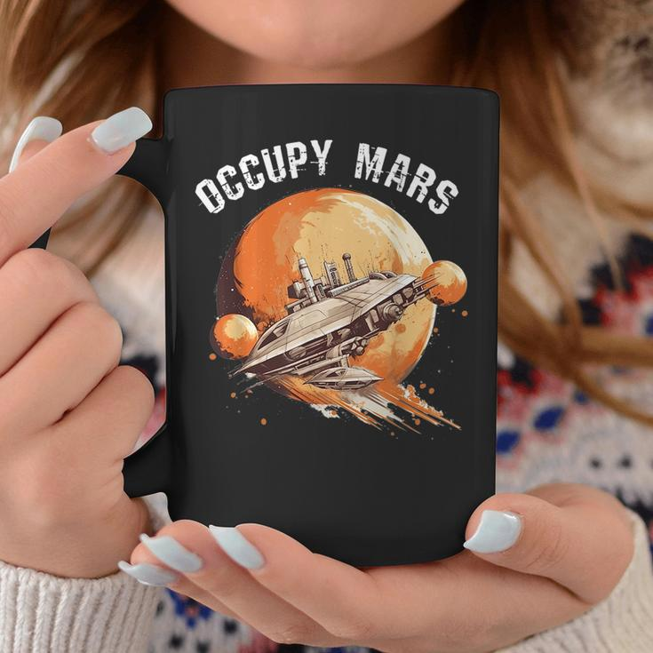 Occupy Mars Space Explorer Astronomy Rocket Science Coffee Mug Unique Gifts