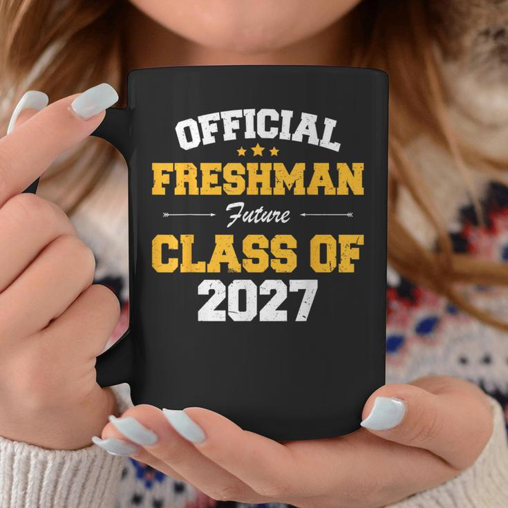 Official Freshman Future Class Of 2027 First Day Of School Coffee Mug Unique Gifts