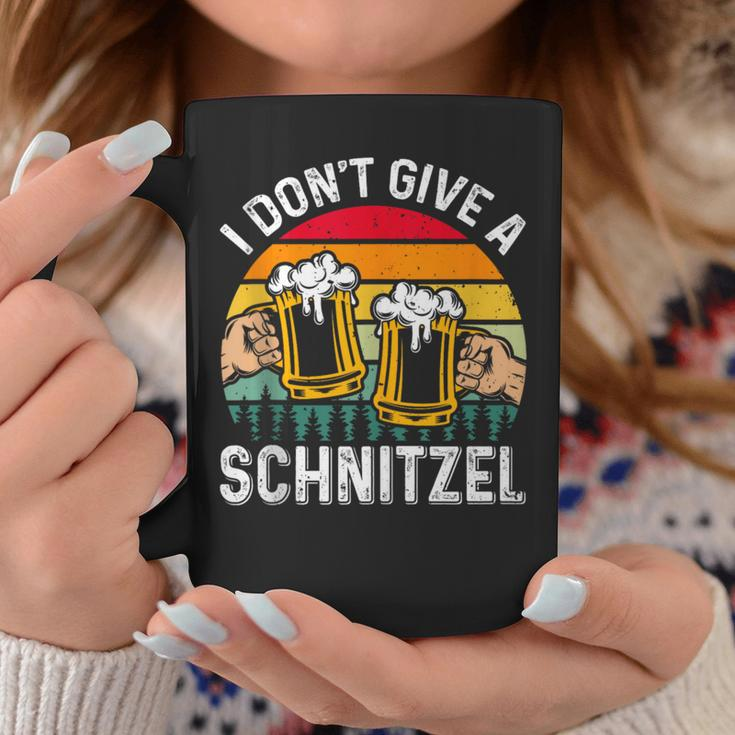 Oktoberfest I Don't Give A Schnitzel Beer Fan German Food Coffee Mug Unique Gifts