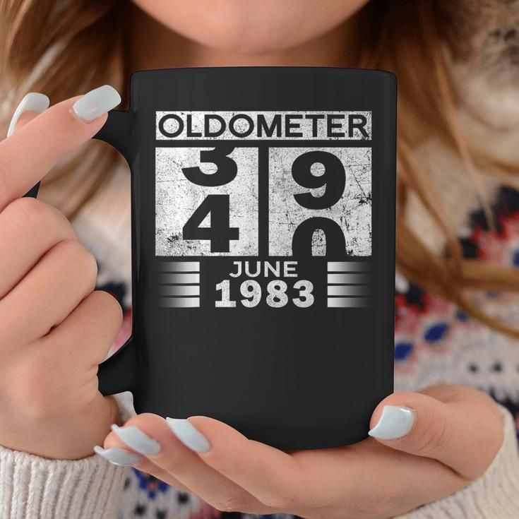 Oldometer 39-40 Born In June 1983 Funny 40Th Birthday Coffee Mug Funny Gifts