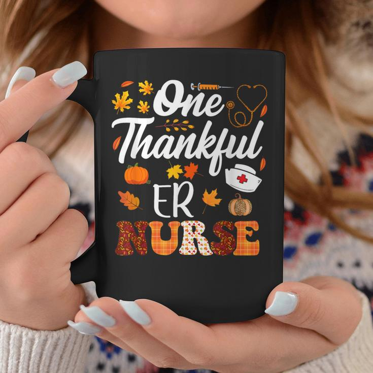 One Thankful Er Nurse Thanksgiving Fall Coffee Mug Unique Gifts