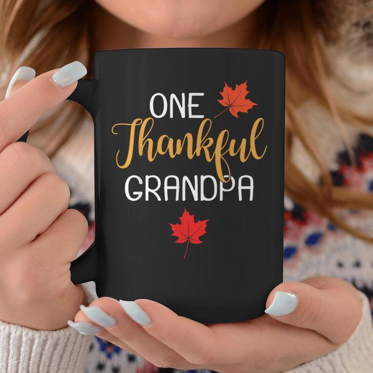 One Thankful Grandpa Thanksgiving Day Family Matching Coffee Mug Unique Gifts