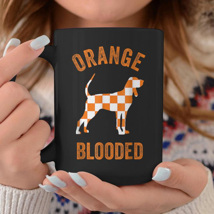 Orange Blooded Tennessee Hound Native Home Tn Rocky Top Coffee Mug Unique Gifts