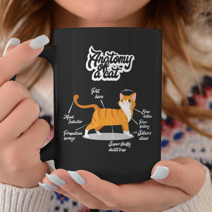 Orange Tabby Cat Anatomy Of A Cat Cute Present Coffee Mug Unique Gifts