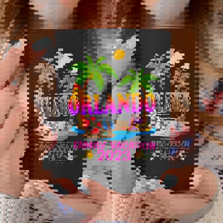 Orlando Family Vacation 2023 Summer Beach Matching Tropical Family Vacation Funny Designs Funny Gifts Coffee Mug Unique Gifts
