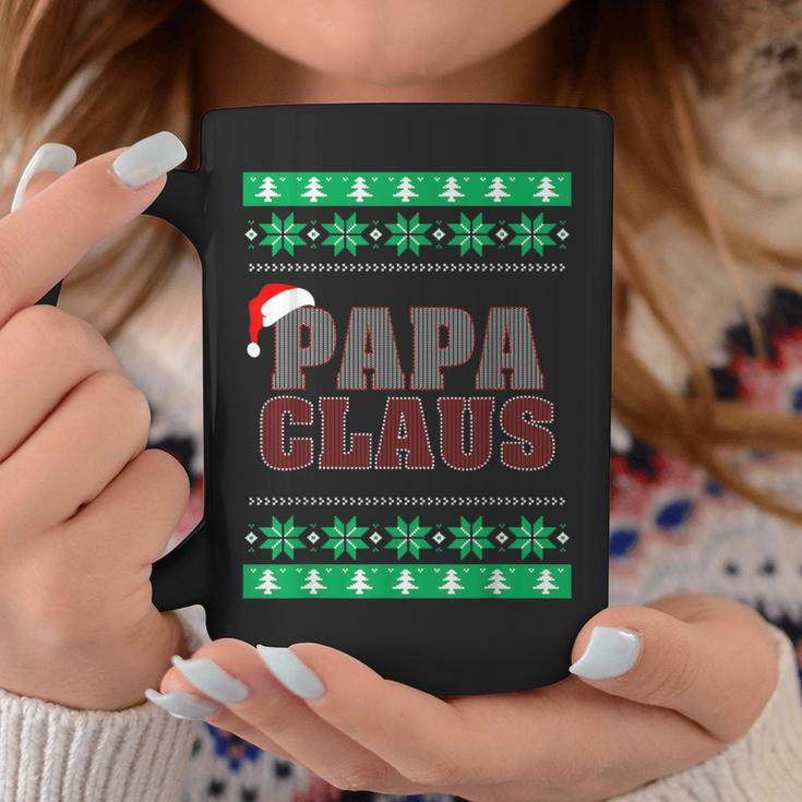 Papa Claus -Matching Ugly Christmas Sweater Coffee Mug Unique Gifts