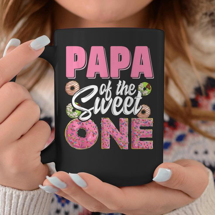 Papa Of The Sweet One Birthday 1St B-Day Donut One Party Coffee Mug Unique Gifts