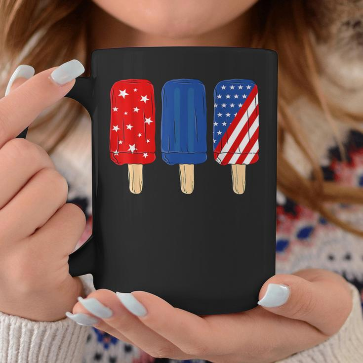Patriotic 4Th Of July Popsicles Usa America Flag Summer Coffee Mug Unique Gifts