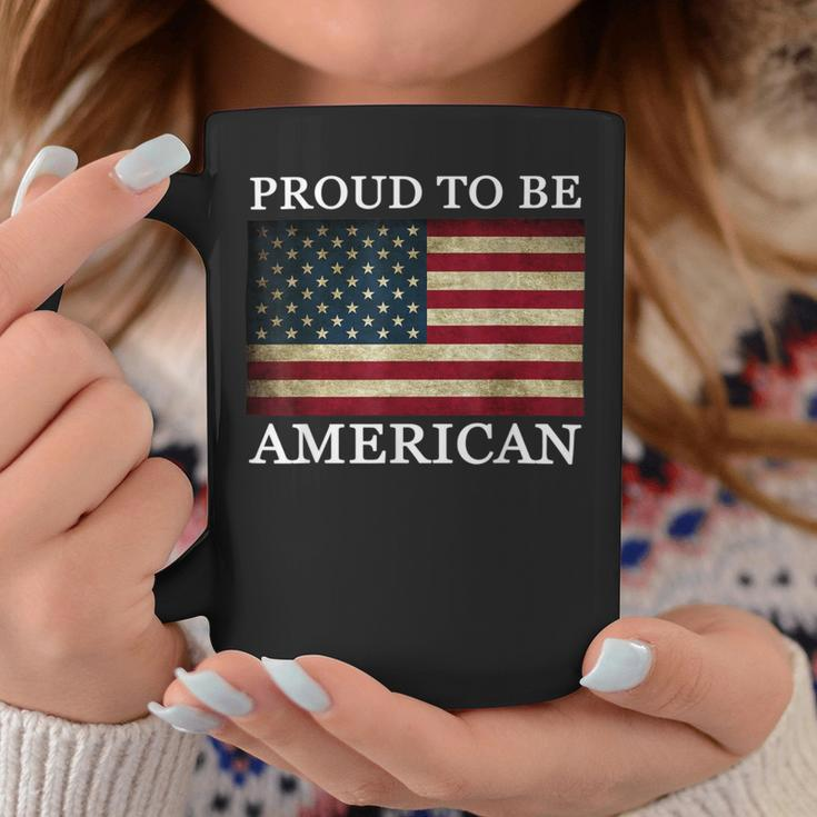 Patriotic Usa Flag - Proud To Be American 4Th Of July Coffee Mug Unique Gifts