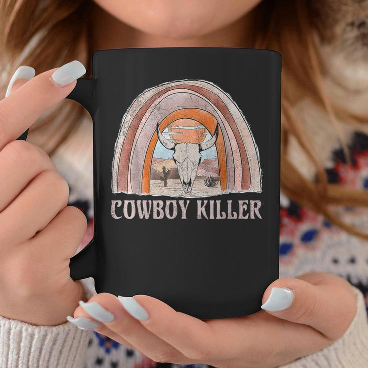Peace Love Cowboys Killer Western Deserts Howdys Bull Skulls Skulls Funny Gifts Coffee Mug Unique Gifts