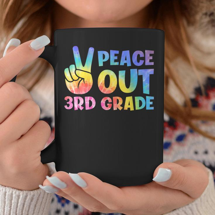 Peace Out 3Rd Grade 2023 Graduate Happy Last Day Of School Coffee Mug Unique Gifts