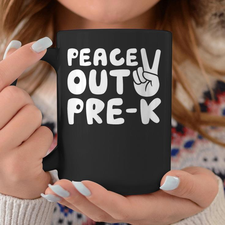Peace Out Prek Class Of 2023 Graduation Coffee Mug Unique Gifts
