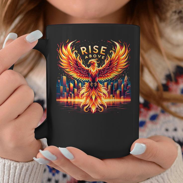 Phoenix Fire Mythical Bird Inspirational Motivational Coffee Mug Unique Gifts