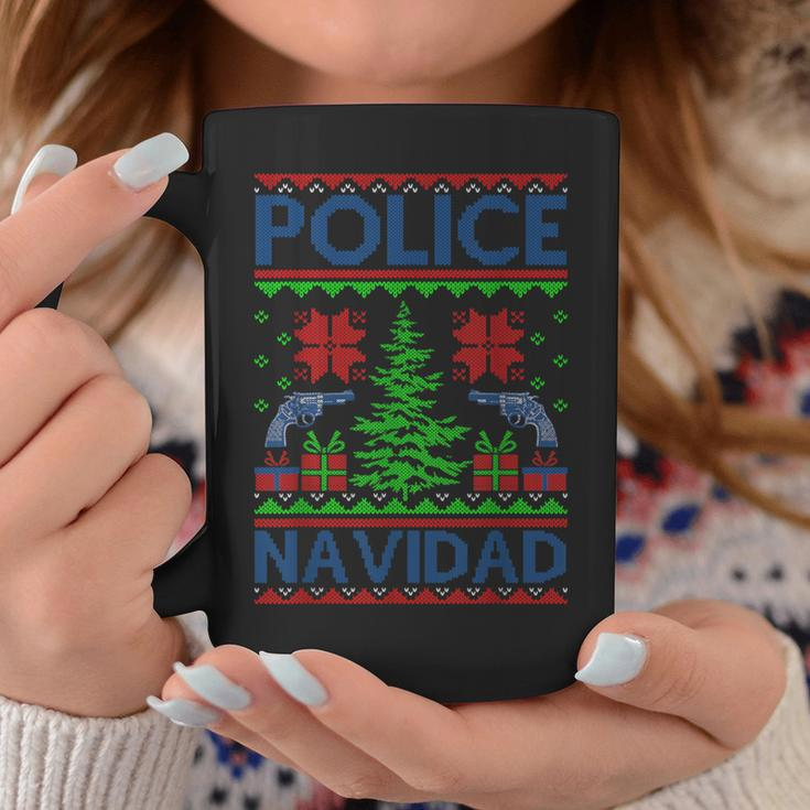 Police Navidad Ugly Christmas Sweater Coffee Mug Unique Gifts