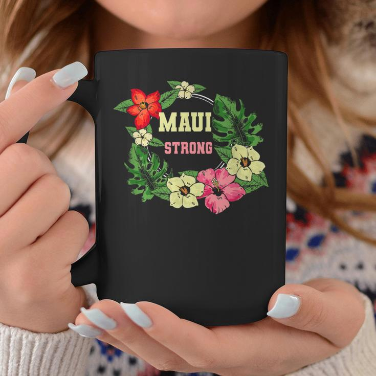 Pray For Maui Hawaii Strong Lahaina Hawaiian Floral Coffee Mug Funny Gifts