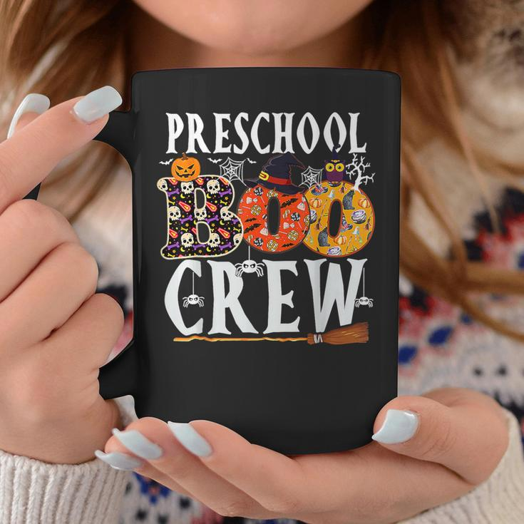 Preschool Boo Crew Teacher Halloween Costume Coffee Mug Funny Gifts