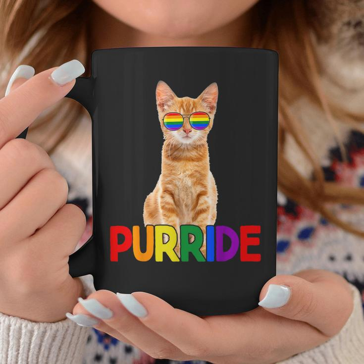 Pride Gay Cute Cat Purride Lgbtq Coffee Mug Unique Gifts