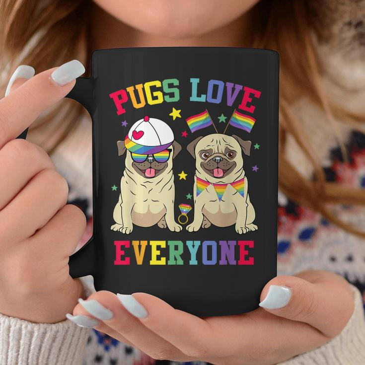 Pride Parade Pugs Love Everyone Lgbt Pugs Gay Pride Lgbt Coffee Mug Unique Gifts