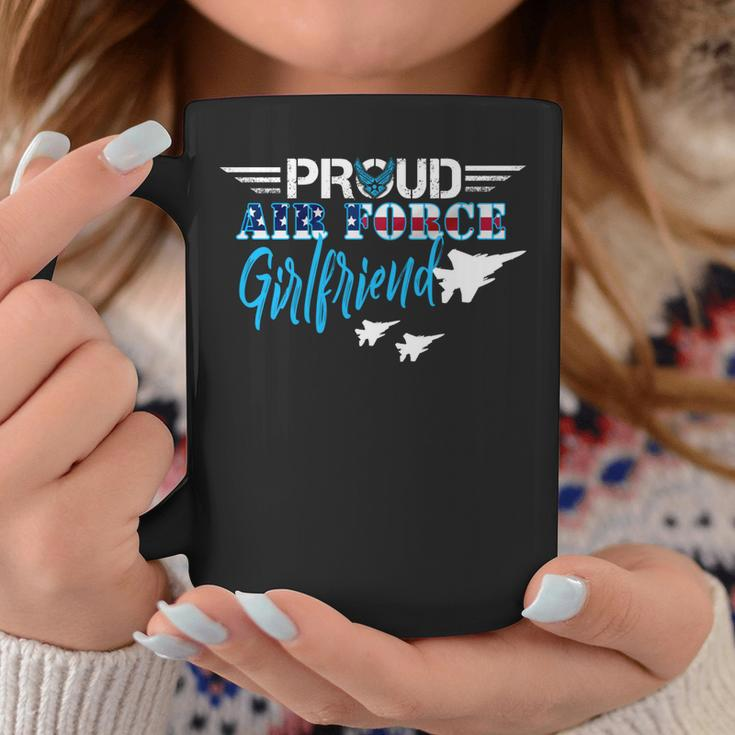 Proud Air Force Girlfriend Gift Us Military Veteran Day Coffee Mug Unique Gifts