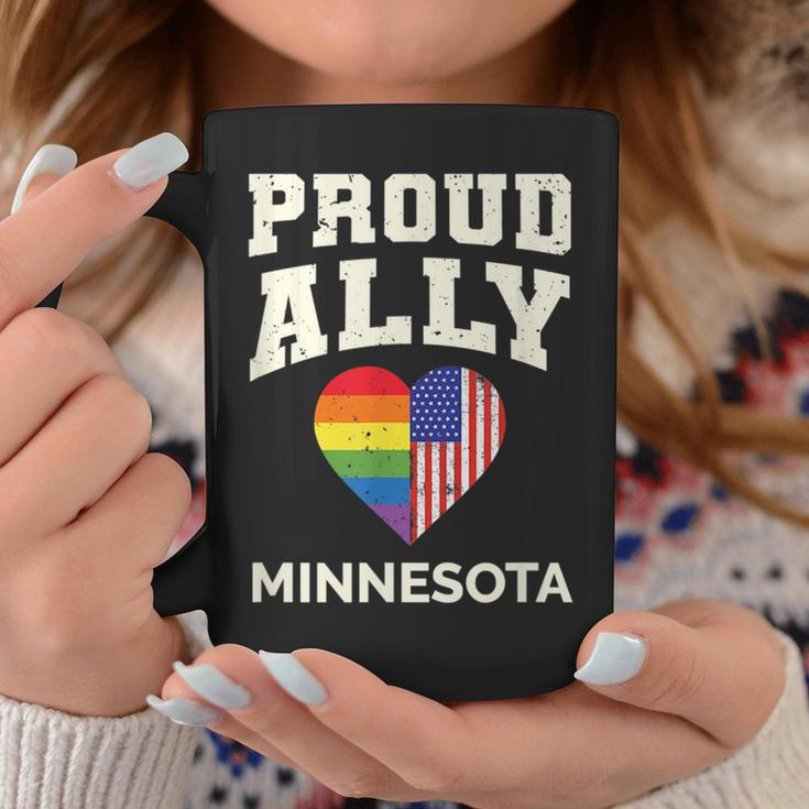 Proud Ally Gay Pride Flag Gender Equality Minnesota Coffee Mug Unique Gifts