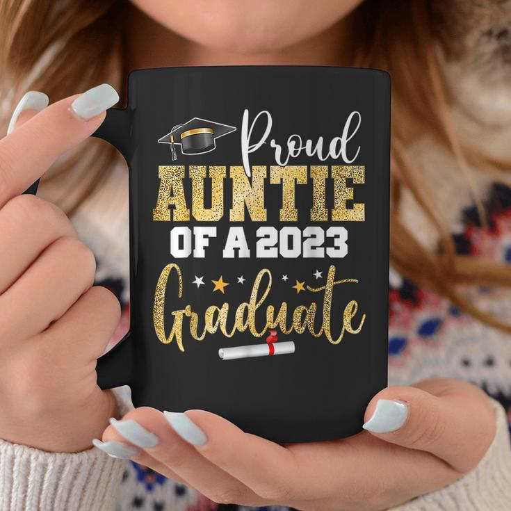 Proud Auntie Of A 2023 Graduate Class Senior Graduation Coffee Mug Funny Gifts