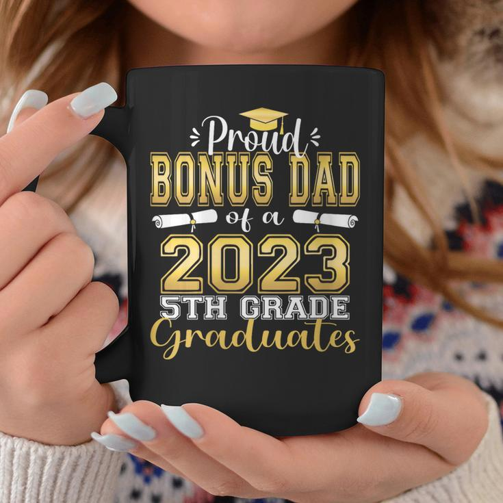 Proud Bonus Dad Of 5Th Grade Graduate 2023 Family Graduation Coffee Mug Unique Gifts