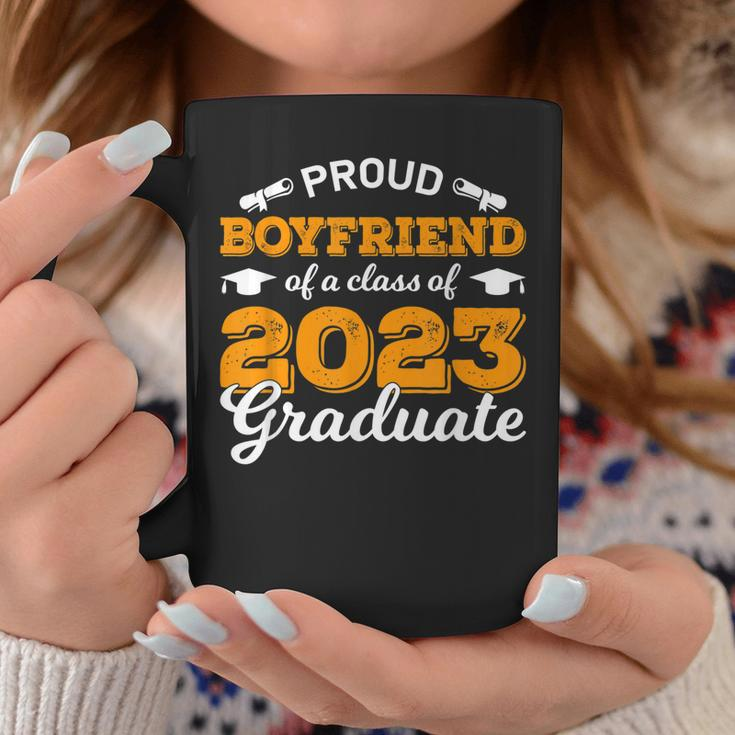 Proud Boyfriend Of A Class Of 2023 Graduate Idea Graduation Coffee Mug Unique Gifts