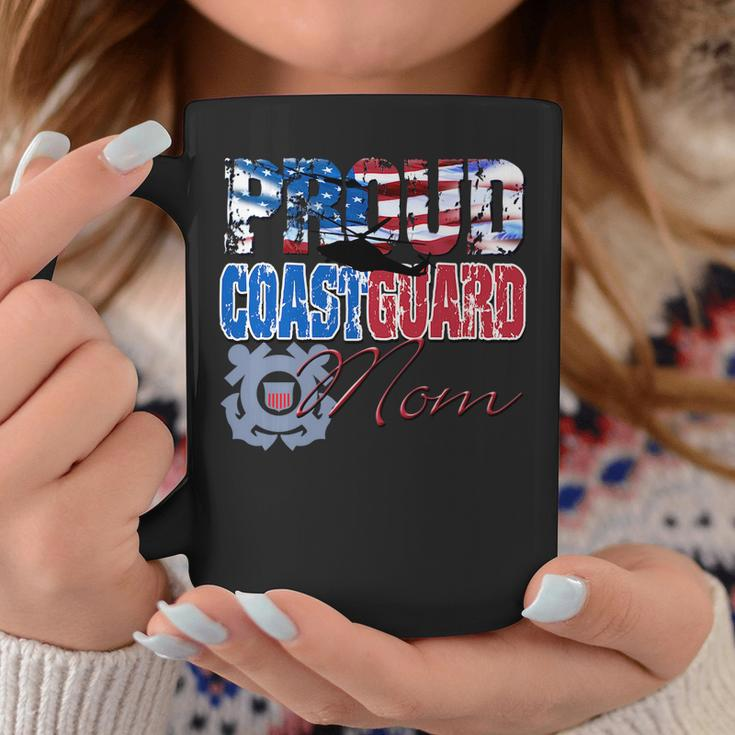 Proud Coast Guard Mom Patriotic Mothers Day Women Gifts For Mom Funny Gifts Coffee Mug Unique Gifts